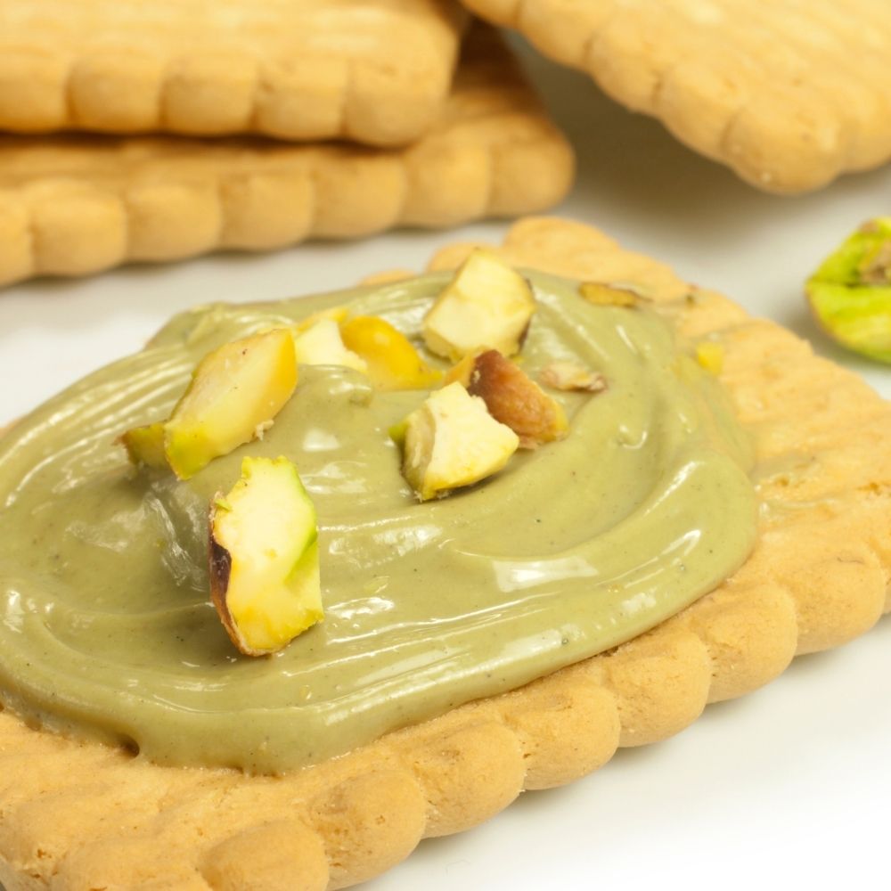 Antep Fıstık Kreması Bisküviye Sürülmüş | Ben Gurme