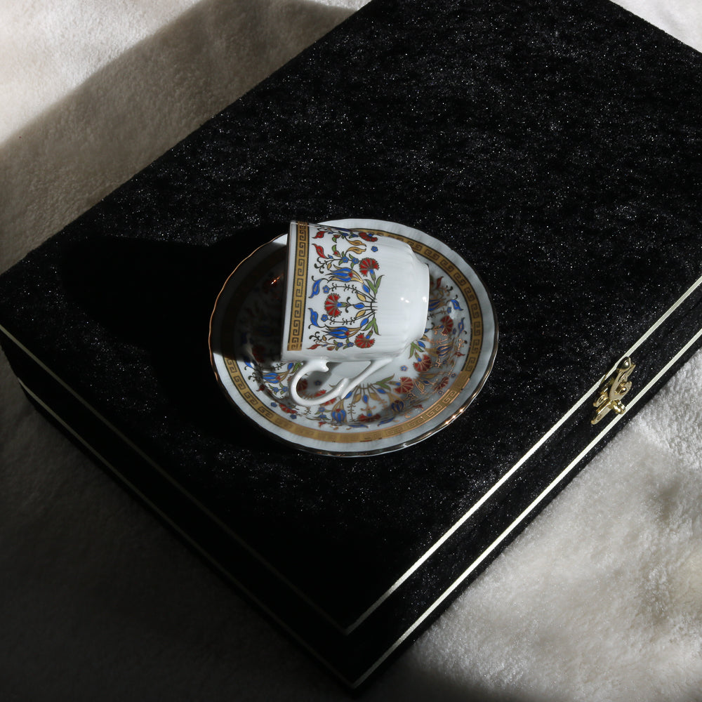 El İşlemeli Haliç Desenli Fincan | Ben Gurme