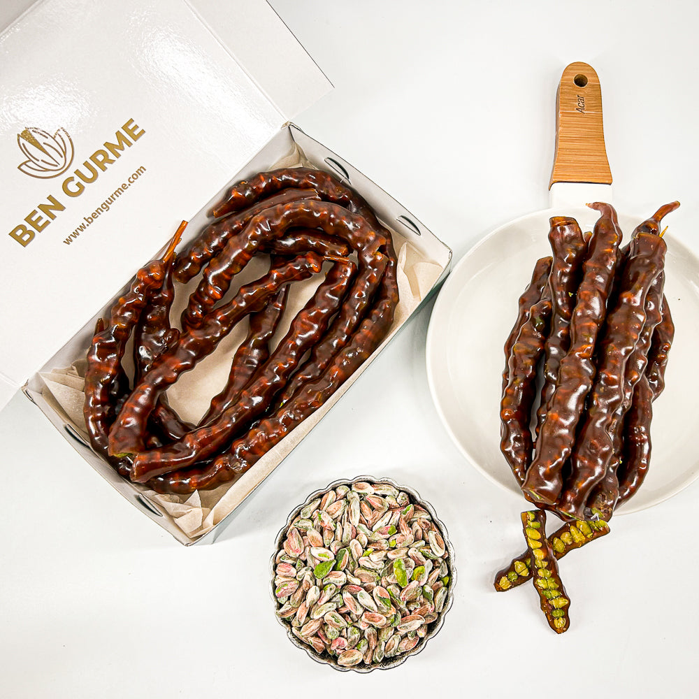 Gaziantep Yöresel Fıstıklı Sucuk - Taze ve Lezzetli