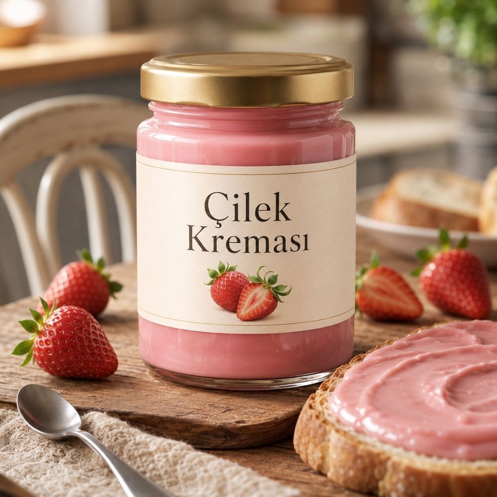 Gerçek Çilek Kreması