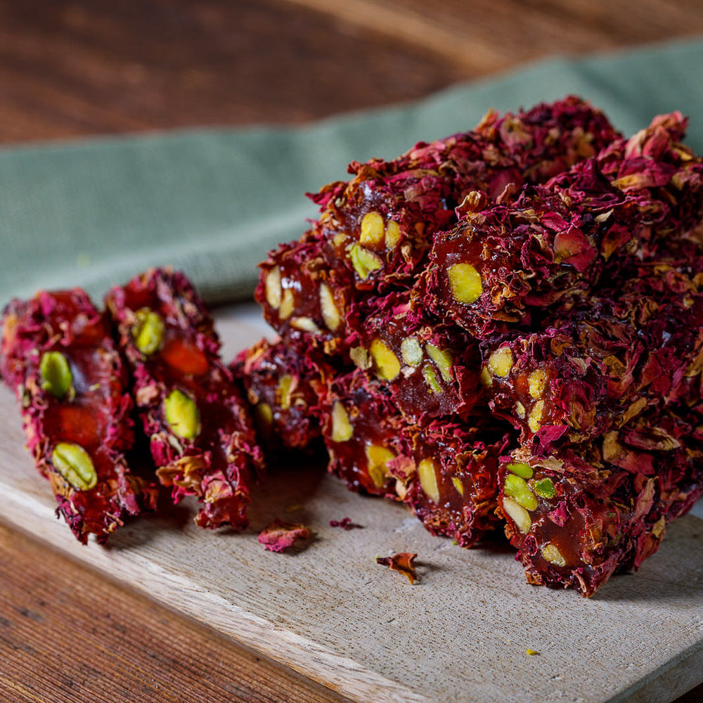 ben gurme gül yapraklı fitil lokum