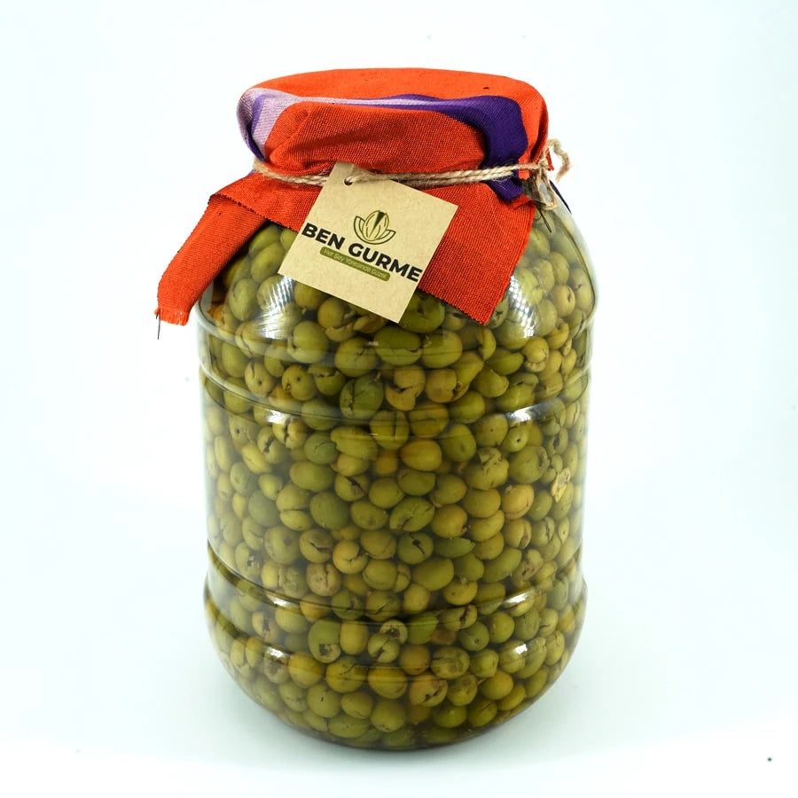 Taş Kırma Çekirdeksiz Nizip Cins Yeşil Zeytin | Ben Gurme