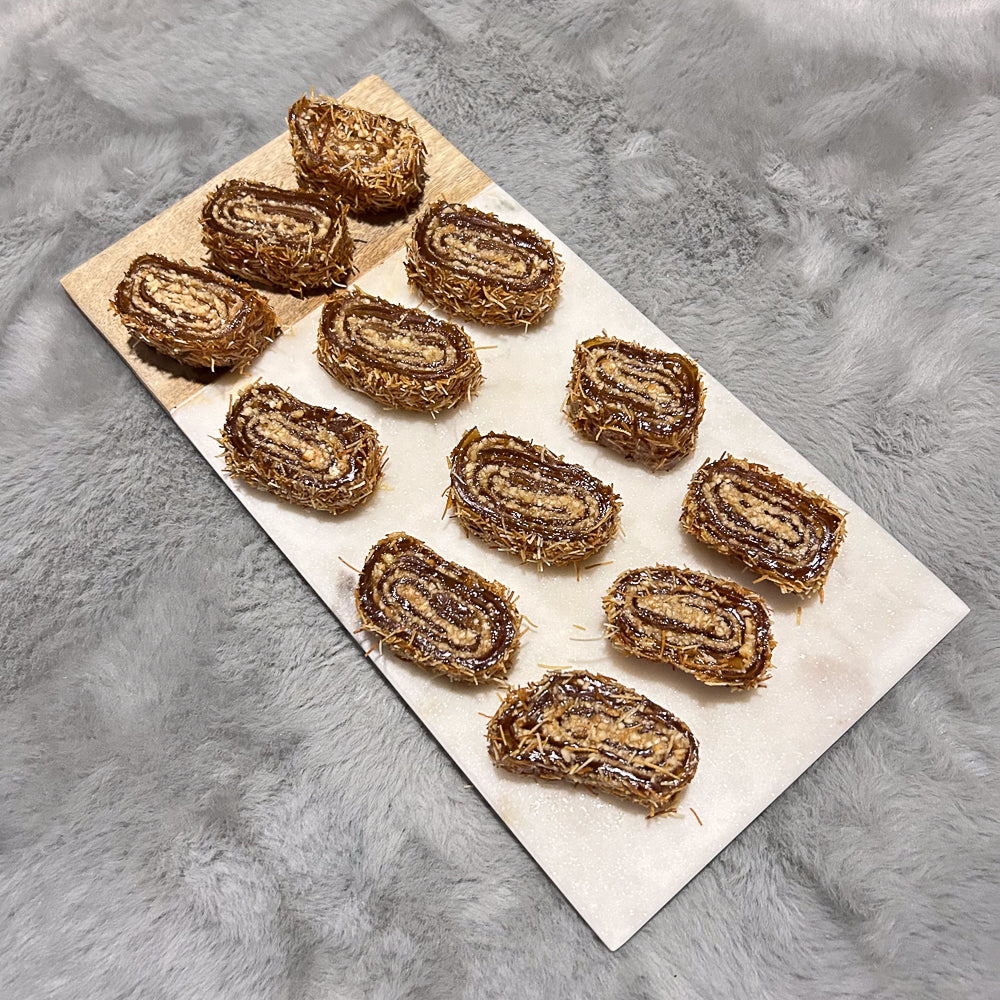 Kadayıf Kaplı Ballı Fındıklı Pestil Sarmalar | Ben Gurme