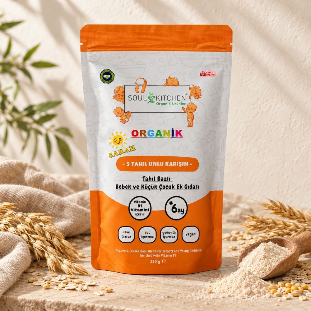 Organik 5 Tahıllı Bebek Sabah Maması 250 g
