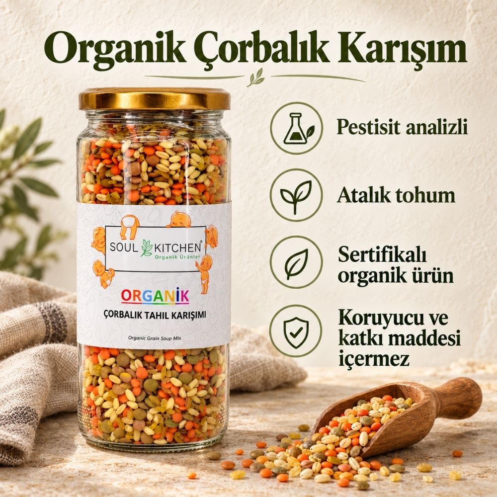 Organik Çorbalık Tahıl Karışımı 400 g