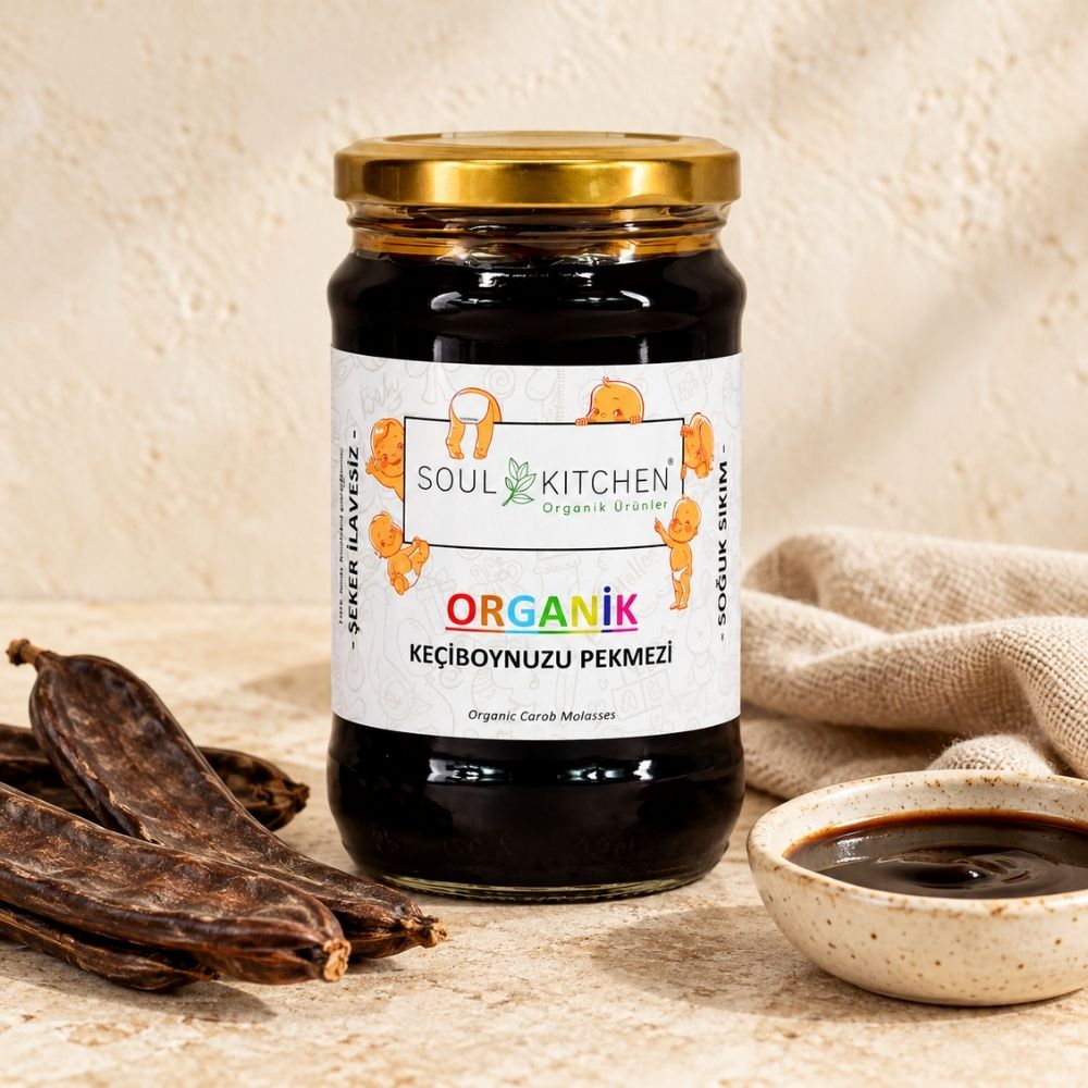 Organik Keçiboynuzu Pekmezi 380 g – İlave Şekersiz