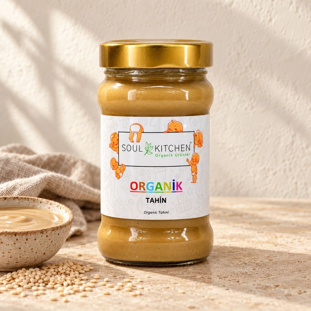 Organik Tahin 300 g – Yerli Susamdan