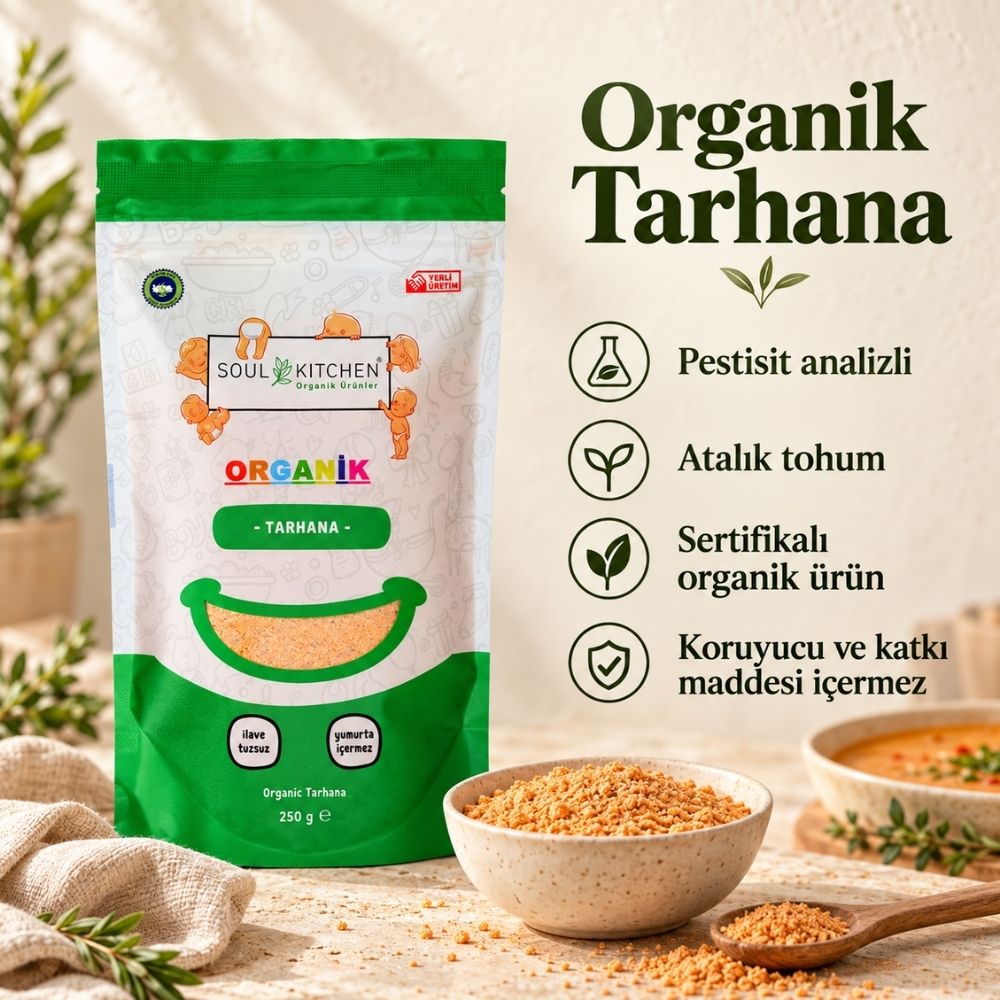 Organik Tarhana 250 g – Tam Buğday Unlu