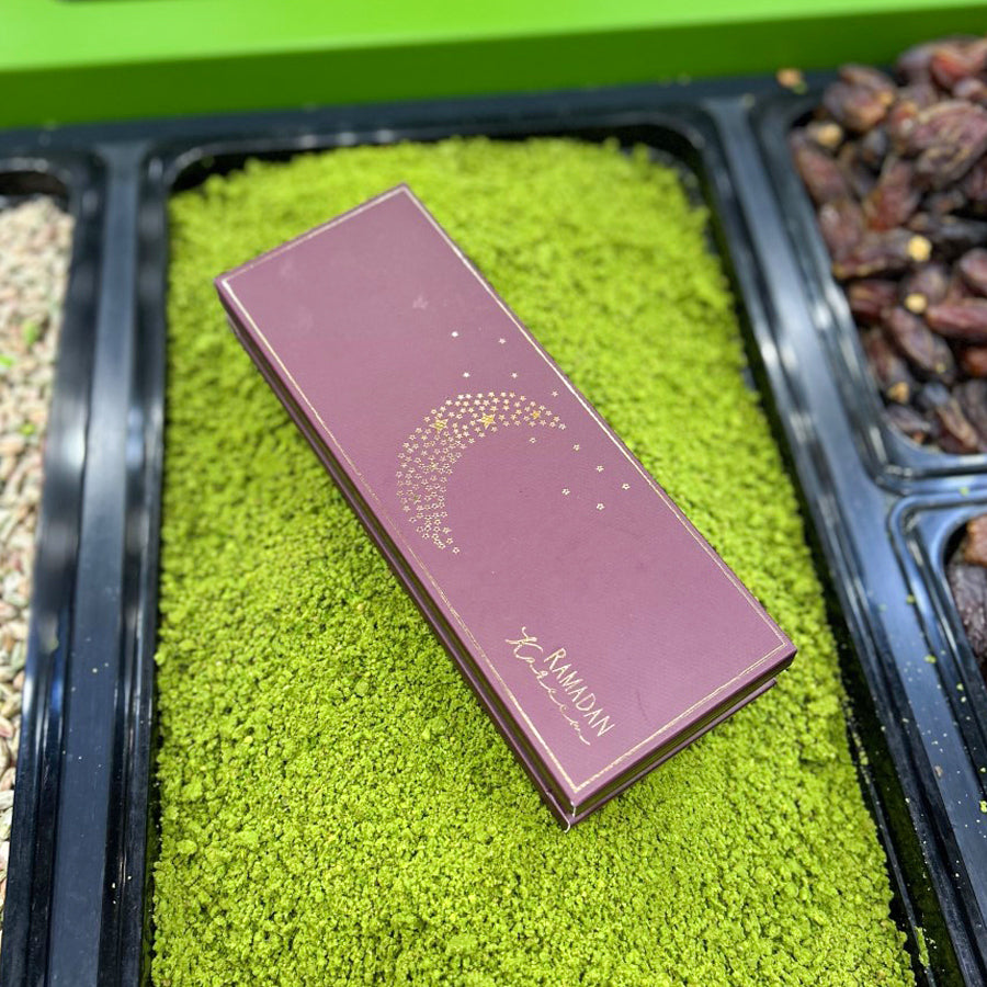 Ramazan temalı mini hediye kutusunun şık tasarımı