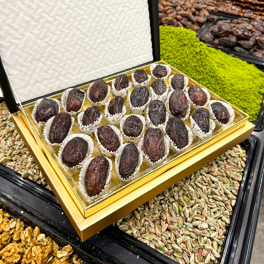 Ramazana Özel Hurma Kutusu ve içindeki Medjoul hurmaları