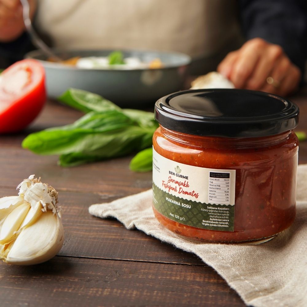 sarımsaklı ve fesleğenli makarna sosu ben gurme