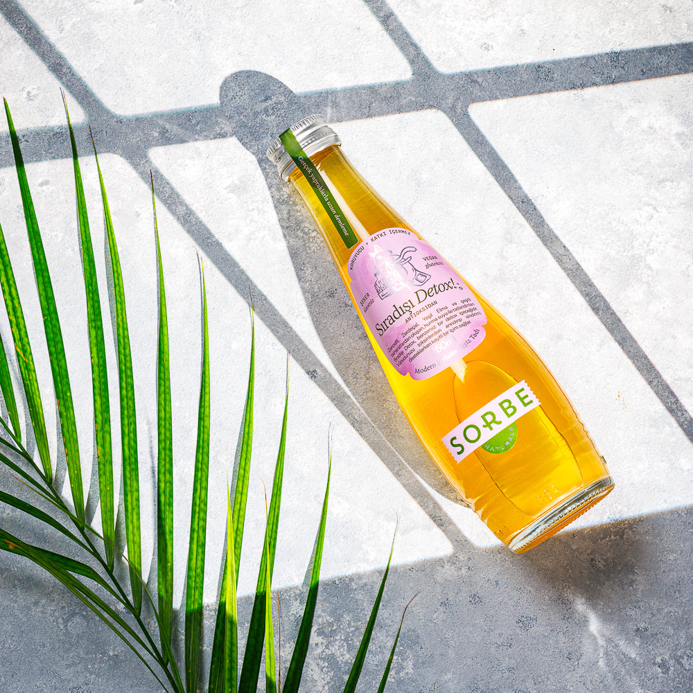 Özel Şişelenmiş Şeker ilavesiz Detoks Şerbeti | Ben Gurme