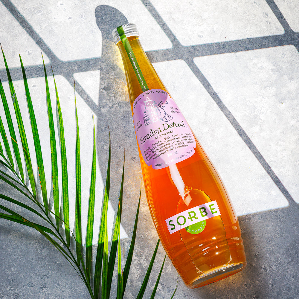 Özel Şişelenmiş Şeker ilavesiz Detoks Şerbeti | Ben Gurme