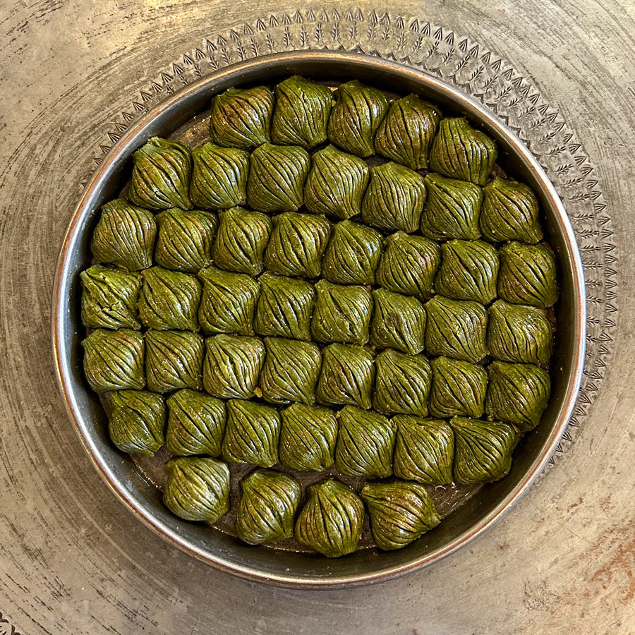 yeşil midye baklava