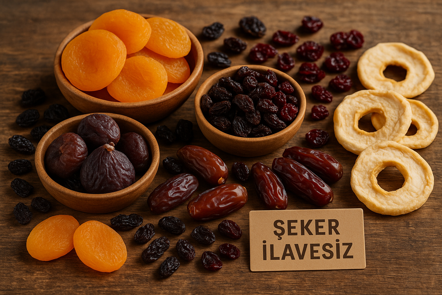 şeker ilavesiz kuru meyveler ben gurme