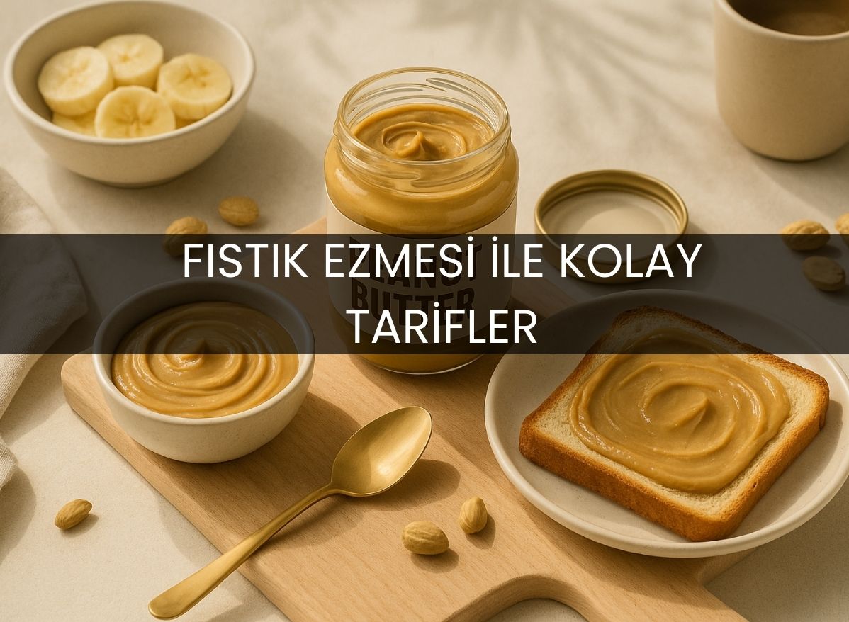 Fıstık Ezmesi Sevenler için 5 Kolay Tarif