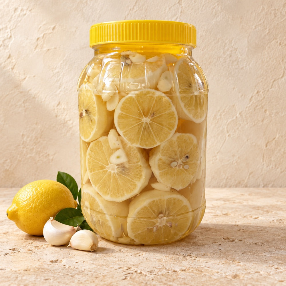 Sarımsaklı Dilim Limon Turşusu
