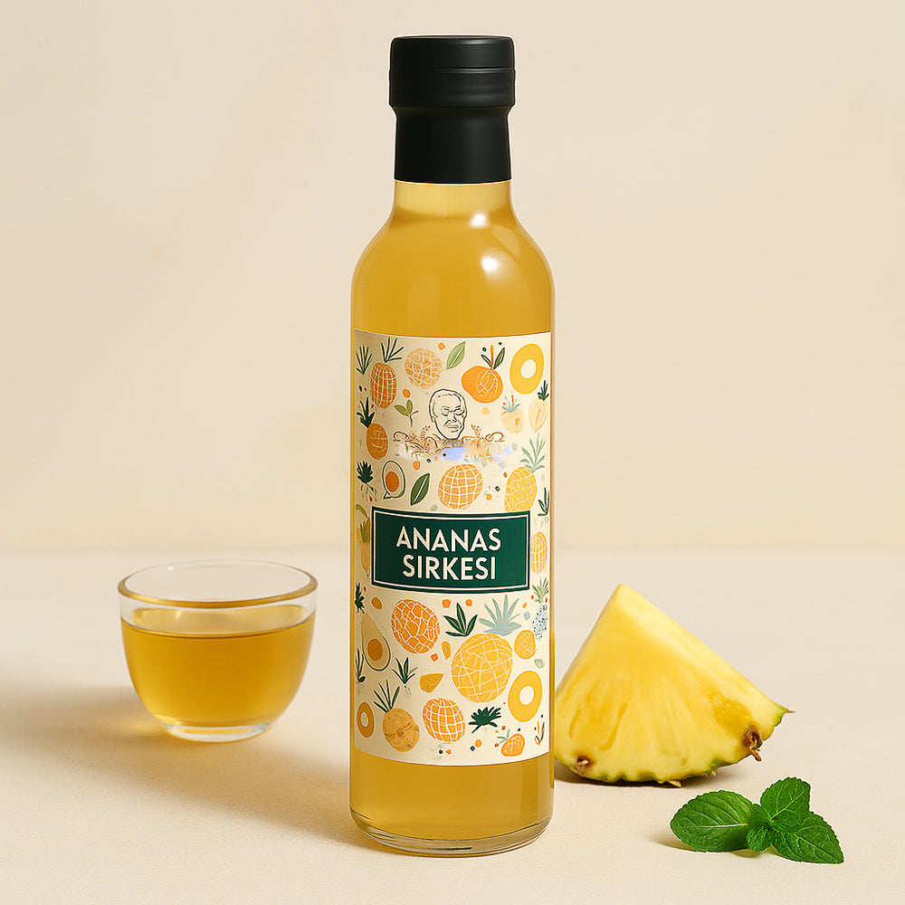 cam şişede ananas sirkesi ben gurme