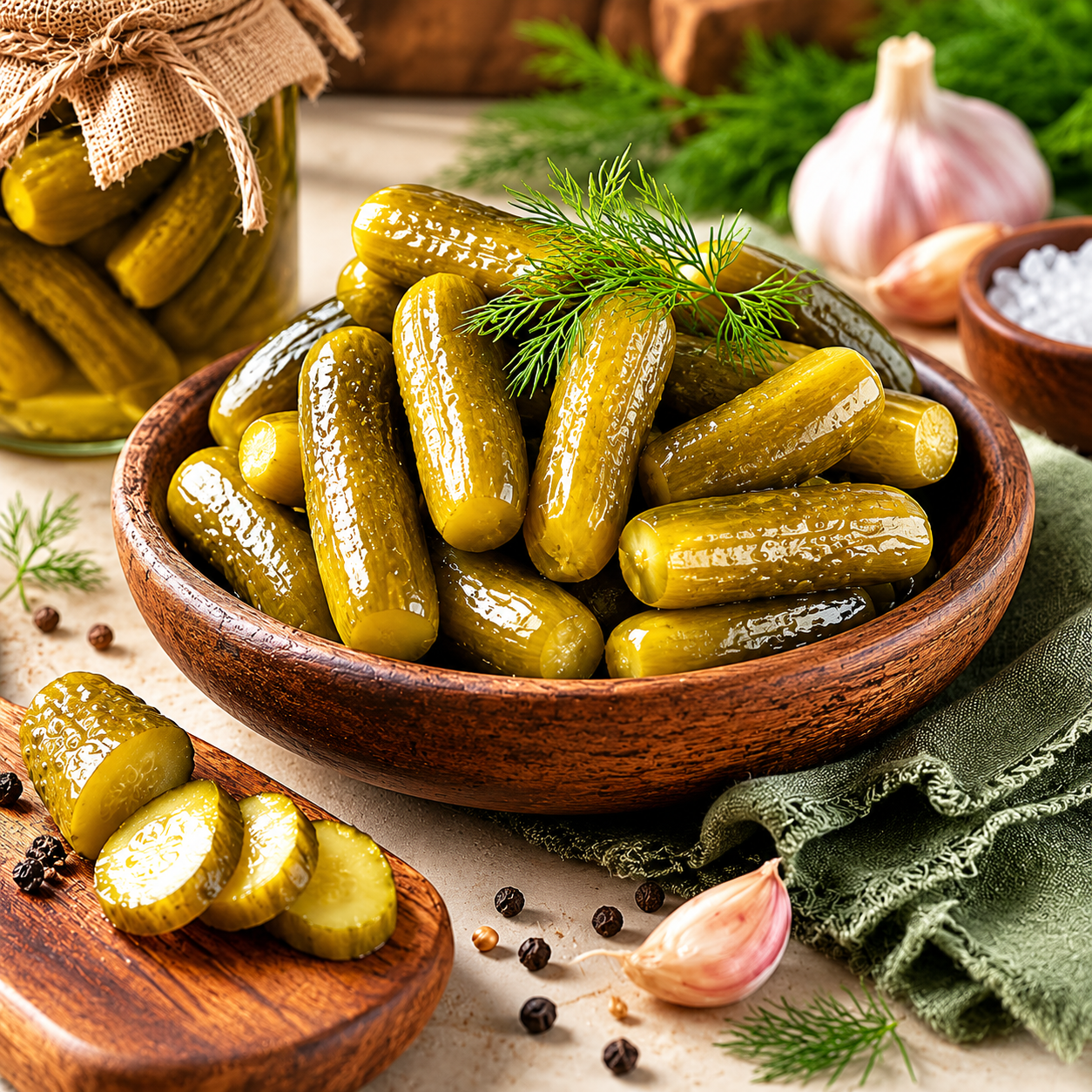 Çıtır Salatalık Turşusu Antep Usulü
