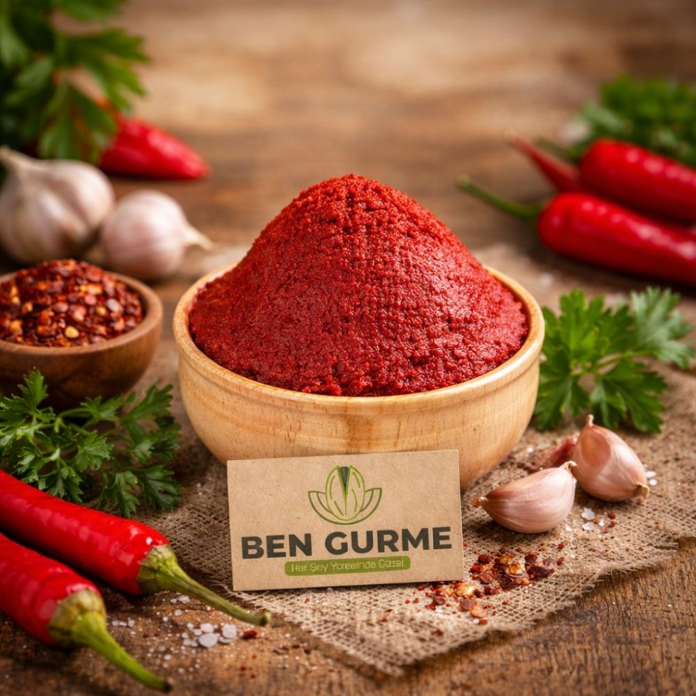 Ev Yapımı Acı Biber Salçası