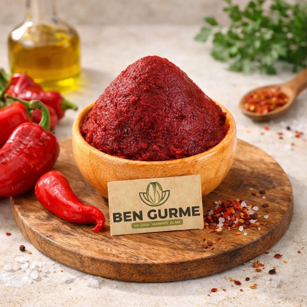 ev yapımı tatlı biber salçası ben gurme