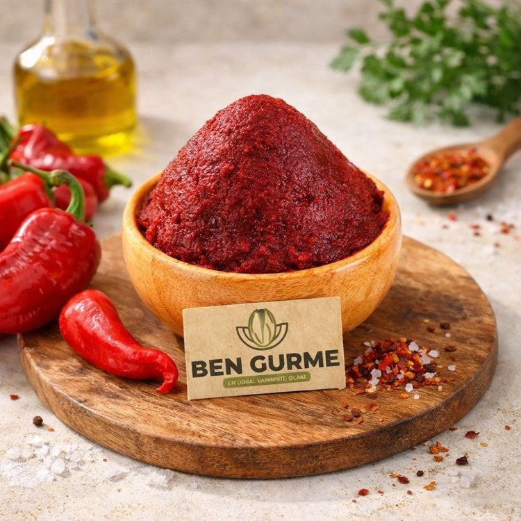 Ev Yapımı Antep Tatlı Biber Salçası