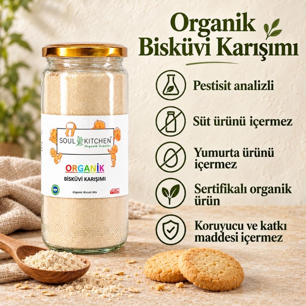 Organik Bisküvi Karışımı 300 g
