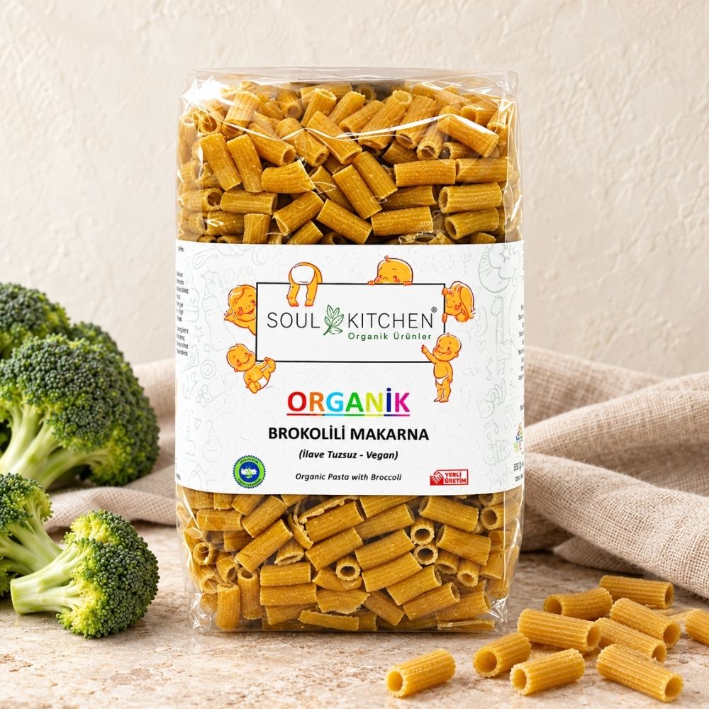 Organik Brokolili Makarna 330 g