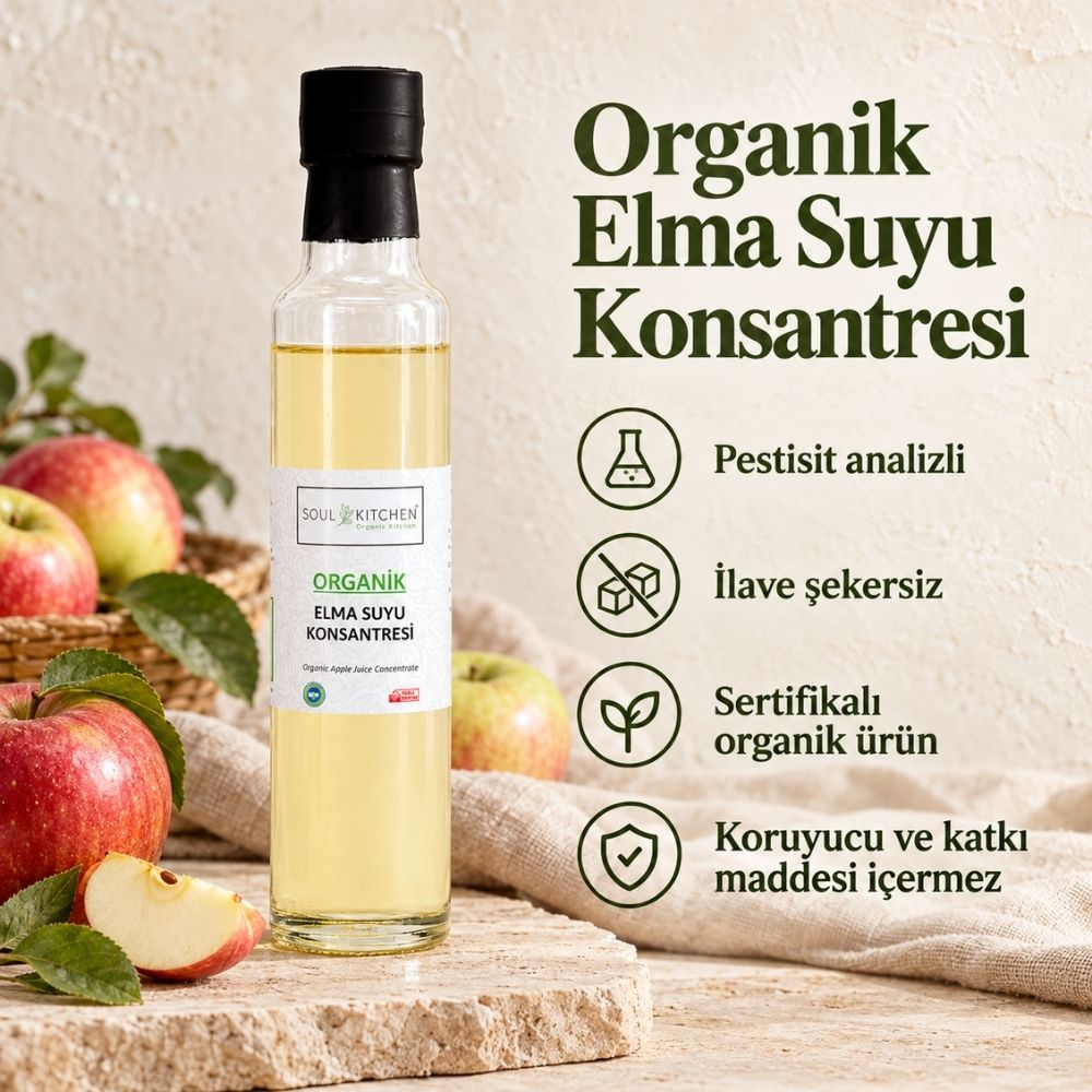 Organik Elma Suyu Konsantresi 300 g