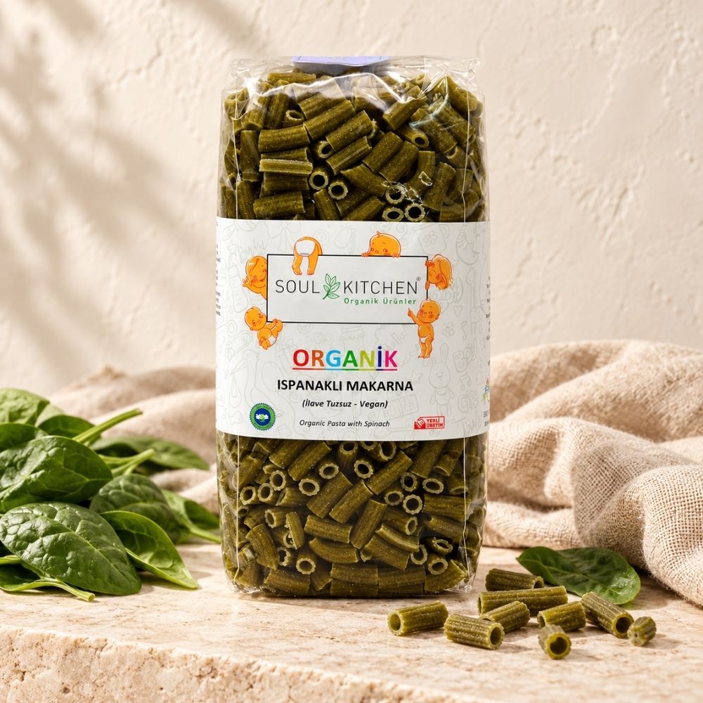 Organik Ispanaklı Makarna 330 g