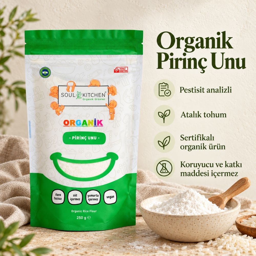 Organik Pirinç Unu 250 g