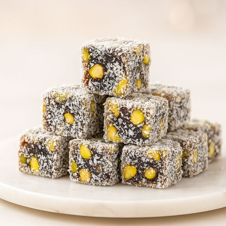 Orman Meyveli Antep Fıstıklı Kare Lokum